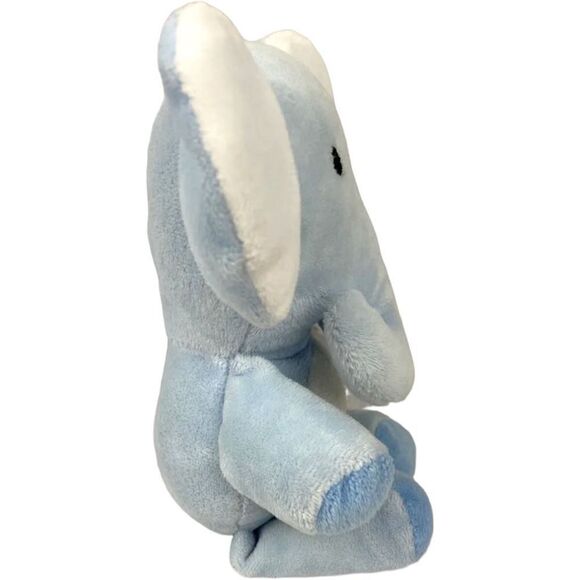 MINI Muffin Elephant Plush Lovey 8” Blue Snuggle Buddy Stuffed Animal - Picture 4 of 8